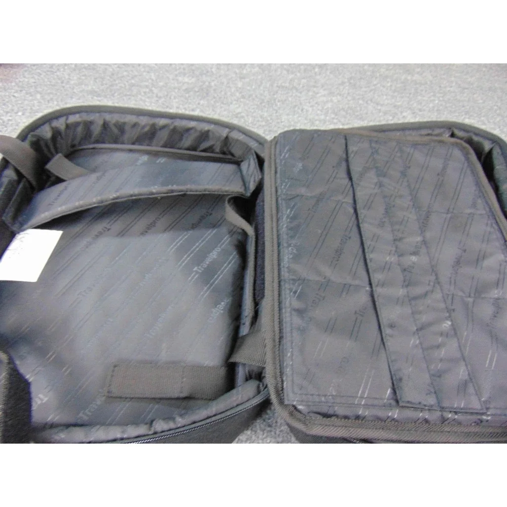 Travelpro Computer Office Bag Mens Black Solid Laptop Case Business Travel Tech